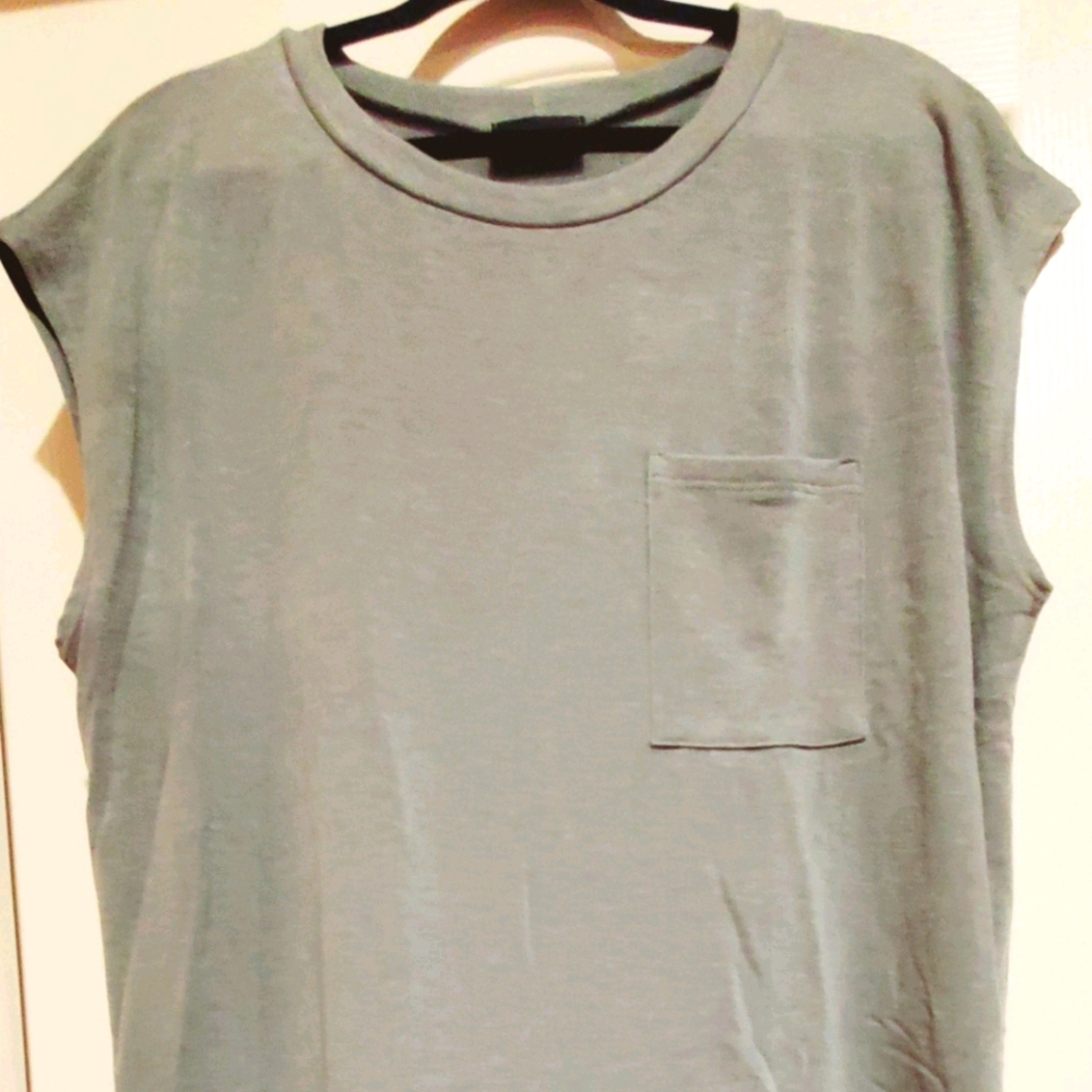 ICY MINT KNIT POCKET TEE